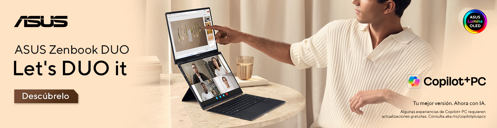 Banner ASUS Zenbook DUO UX8406CA